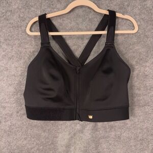 SHEFIT Flex Sports Bra Womens 5Luxe Black 4-Way Stretch